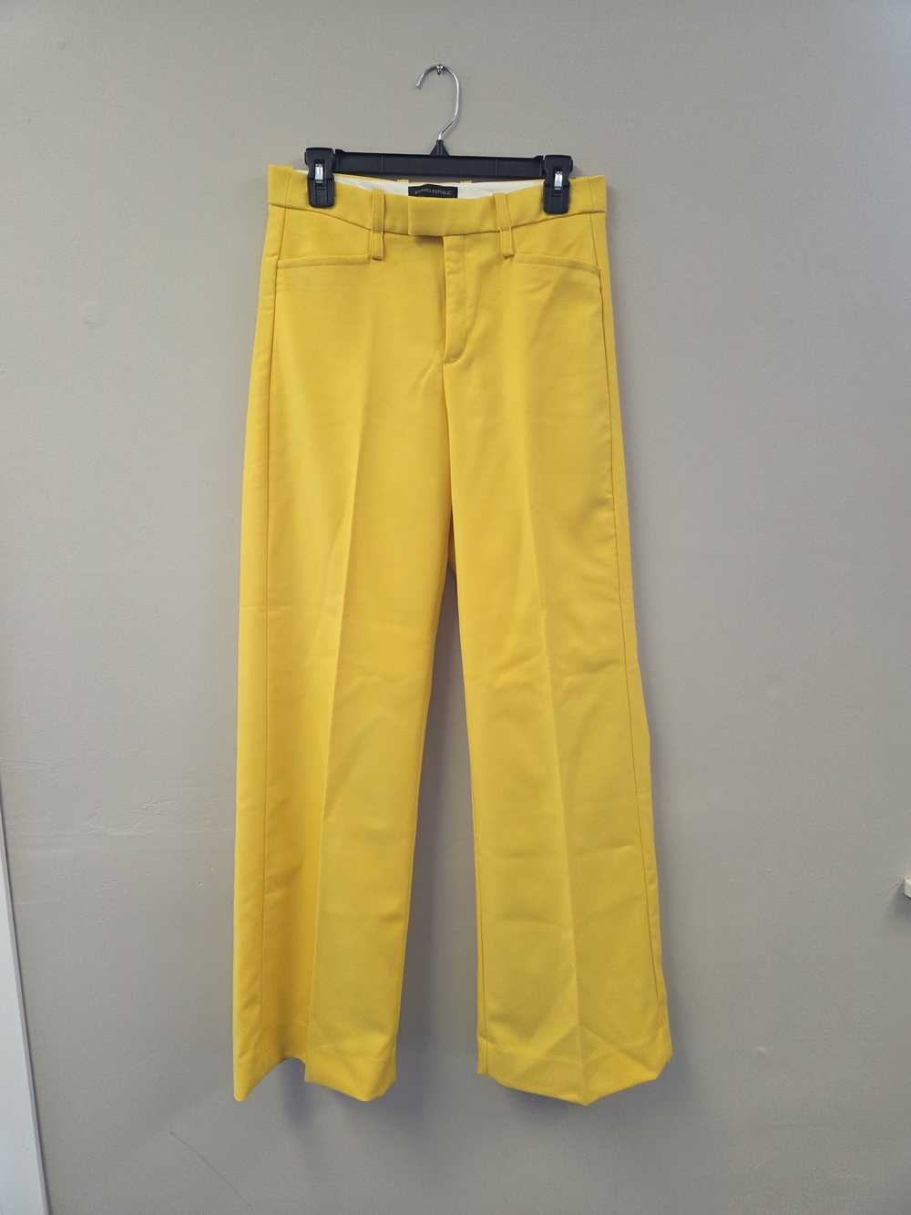 Banana Republuc Yellow Wide-Leg Trousers - Women's